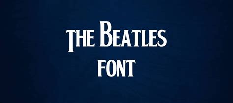 beatles typeface|the beatles font free download.